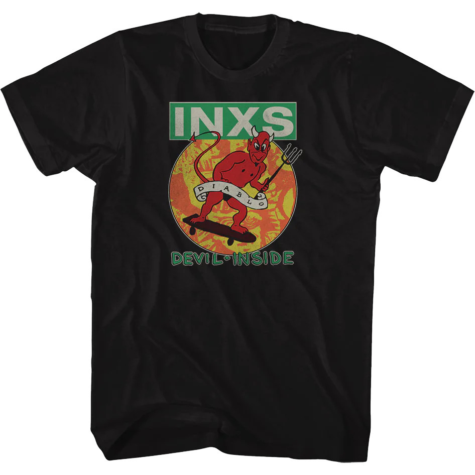 Front Back Devil Inside Inxs Tshirt